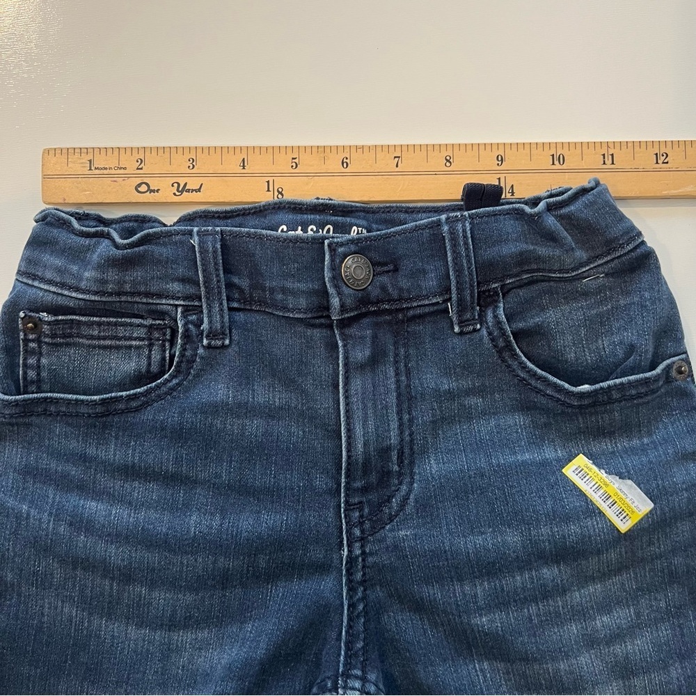 ❤️3/$15 NWOT Cat & Jack Boys Skinny Fit Jeans- Size 7 - Picture 4 of 8
